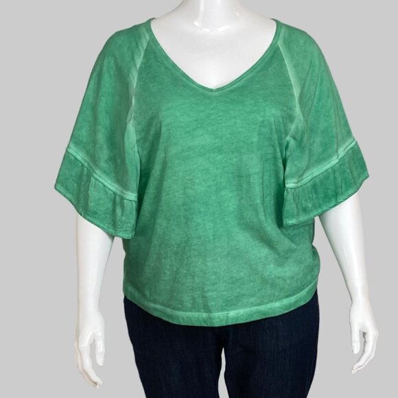 Tribal Jeans T-shirt with flared sleeves - Picture 1 of 7